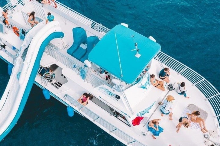 a boat sitting on top of a table