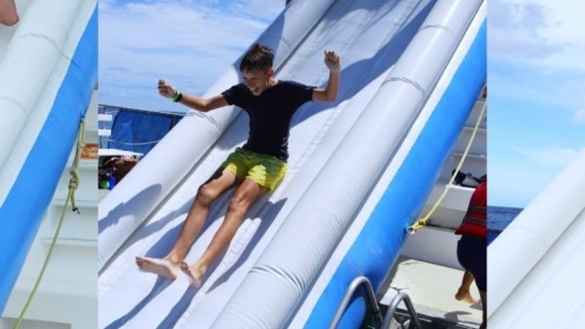 a group of people on a boat