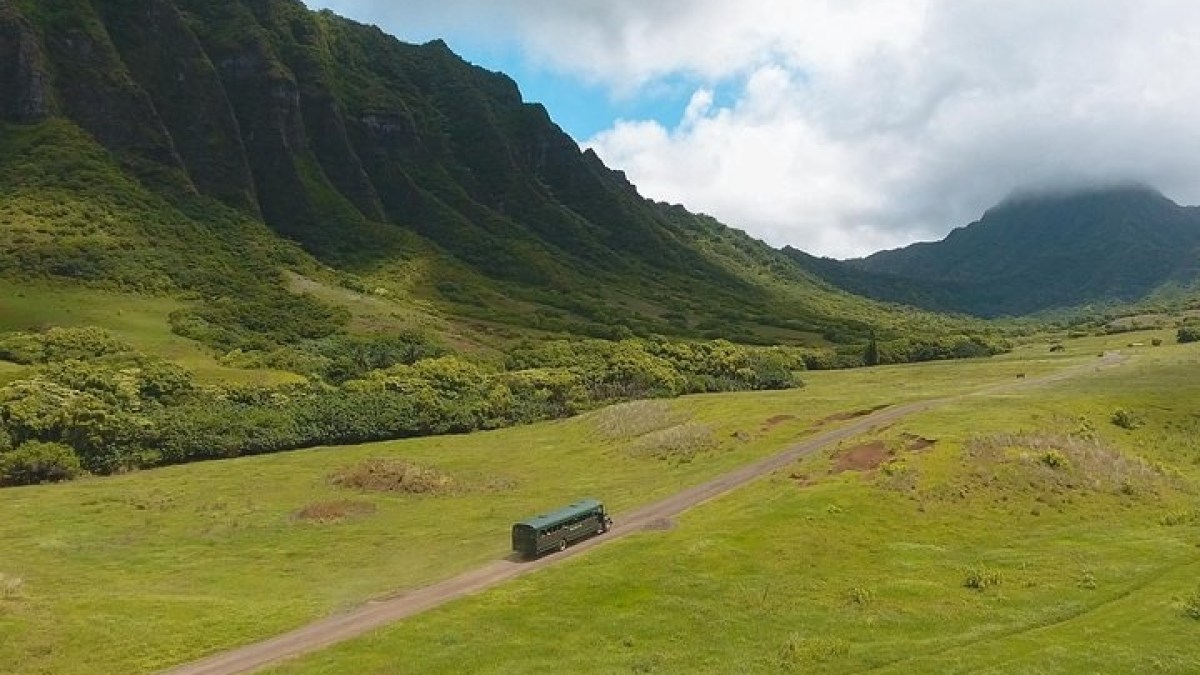 a view of the side of a mountain