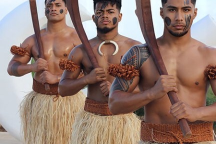 a group of people wearing costumes