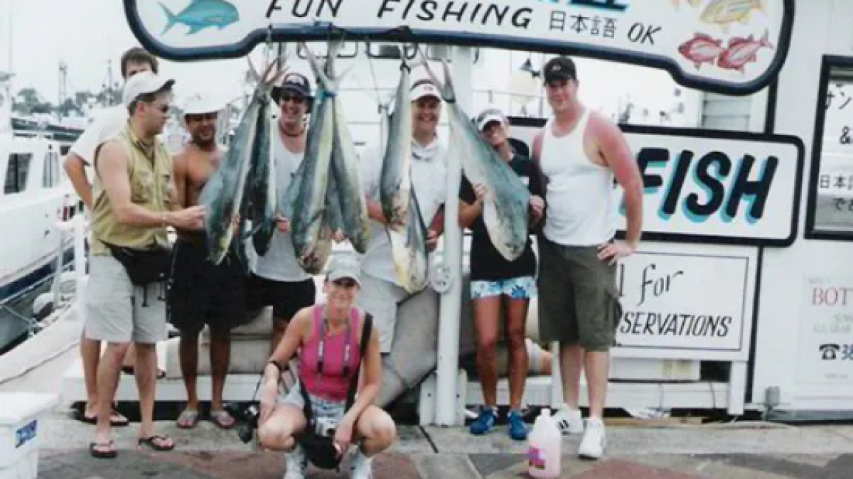 a group of people posing for a picture