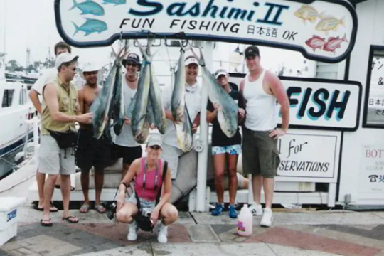 a group of people posing for a picture