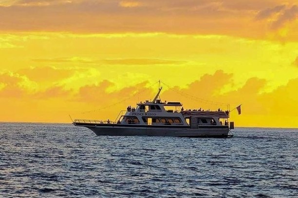 a boat in a large body of water