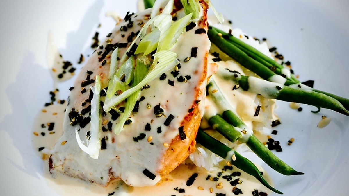 a piece of broccoli on a plate