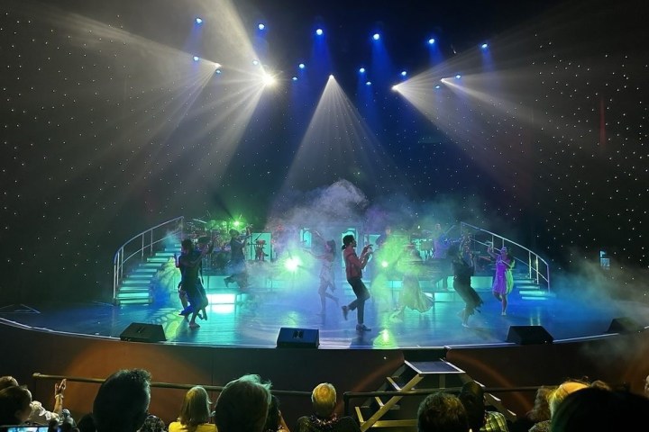 a group of people on a stage