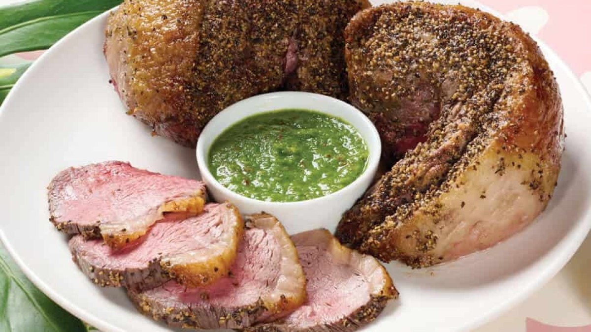 a plate of food on a table